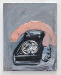 Keith Boadwee &amp; Club Paint; Dick Phone 2, 2016; oil on canvas; 20 x 16 in. 